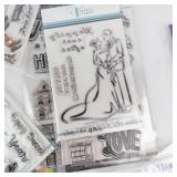 Clear Stamp Assortment - Mixed Brands (Art Impressions, Trinity, Honey Bee) Clear Stamp Assortment - Mixed Brands (Art Impressions, Trinity, Honey Bee)