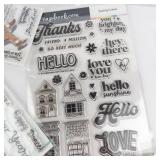 Clear Stamp Assortment - Mixed Brands (Art Impressions, Trinity, Honey Bee) Clear Stamp Assortment - Mixed Brands (Art Impressions, Trinity, Honey Bee)