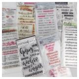 Clear Stamps Collection - Scrapbook.com, My Favorite Things, Picket Fence Studios, LetteriV Clear Stamps Collection - Scrapbook.com, My Favorite Things, Picket Fence Studios, LetteriV