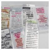 Clear Stamps Collection - Scrapbook.com, My Favorite Things, Picket Fence Studios, LetteriV Clear Stamps Collection - Scrapbook.com, My Favorite Things, Picket Fence Studios, LetteriV