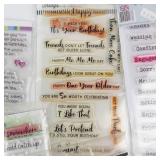 Clear Stamps Collection - Scrapbook.com, My Favorite Things, Picket Fence Studios, LetteriV Clear Stamps Collection - Scrapbook.com, My Favorite Things, Picket Fence Studios, LetteriV