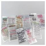 Clear Stamps Collection - Scrapbook.com, My Favorite Things, Picket Fence Studios, LetteriV Clear Stamps Collection - Scrapbook.com, My Favorite Things, Picket Fence Studios, LetteriV