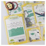 Taylored Expressions Stamp & Die Set Lot - Build a Cake, Banner Stacklets 4, On the Water, Wedding Bouquet Taylored Expressions Stamp & Die Set Lot - Build a Cake, Banner Stacklets 4, On the Water, Wedding Bouquet