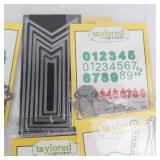 Taylored Expressions Stamp & Die Set Lot - Build a Cake, Banner Stacklets 4, On the Water, Wedding Bouquet Taylored Expressions Stamp & Die Set Lot - Build a Cake, Banner Stacklets 4, On the Water, Wedding Bouquet