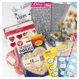 Scrapbooking Supplies: Stickers, Doilies, Alphabet Letters & Gems Scrapbooking Supplies: Stickers, Doilies, Alphabet Letters & Gems