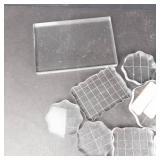 Clear Acrylic Stamping Blocks - Assorted Shapes for Scrapbooking & Card Making Clear Acrylic Stamping Blocks - Assorted Shapes for Scrapbooking & Card Making