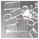 Clear Acrylic Stamping Blocks - Assorted Shapes for Scrapbooking & Card Making Clear Acrylic Stamping Blocks - Assorted Shapes for Scrapbooking & Card Making