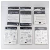 Stampin' Up! Cling Stamp Sets (Lot of 6) - Wrapped in Christmas; For Unto Us; Friendly Hello Stampin' Up! Cling Stamp Sets (Lot of 6) - Wrapped in Christmas; For Unto Us; Friendly Hello