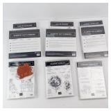 Stampin' Up! Assorted Stamp Sets - Forever Blossoms, On the Horizon, Coffee with Friends, Calming Camellia, Gumball Greetings, Forever Friendship (Lot of 9) Stampin' Up! Assorted Stamp Sets - Forever Blossoms, On the Horizon, Coffee with Friends, Calming Camellia, Gumball Greetings, Forever Friendship (Lot of 9)