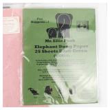 Mr. Ellie Pooh Elephant Dung Paper 25 Sheets 8.5x11 - 5 Colors (Lot of 5) Mr. Ellie Pooh Elephant Dung Paper 25 Sheets 8.5x11 - 5 Colors (Lot of 5)