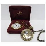 2 Pocket Watches - One Westclox & One Warner Bros Armitron w/ Taz