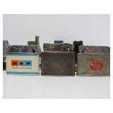 Large Estate Lot of Vintage Cigarette Lighters #2 - Advertising, Zippo etc