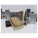 Large Estate Lot of Vintage Cigarette Lighters #2 - Advertising, Zippo etc