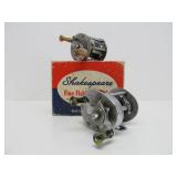 Lot of Vintage Mostly Wooden Fishing Lures & 2 Reels