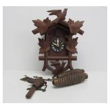Vintage Black Forest Cuckoo Clock w/ Weights