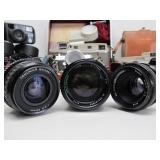 LARGE Estate Lot of Assorted Vintage Film Cameras & Accessories