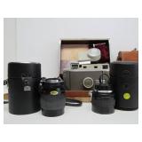 LARGE Estate Lot of Assorted Vintage Film Cameras & Accessories