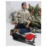 LARGE Lot of 12" GI JOE Action Figures & Accessories