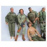 LARGE Lot of 12" GI JOE Action Figures & Accessories