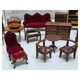 Very Nice Lot of Wooden etc Doll Furniture