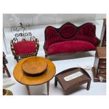 Very Nice Lot of Wooden etc Doll Furniture