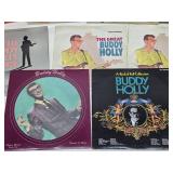 Group of Vintage BUDDY HOLLY Vinyl Records