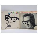 Group of Vintage BUDDY HOLLY Vinyl Records