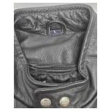 Great Condition Interstate Leather Motorcycle Jacket w/Eagle - Size Large