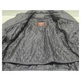 Great Condition Interstate Leather Motorcycle Jacket w/Eagle - Size Large