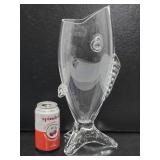 Large Vintage BLENKO Glass Fish Vase