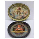 Pair of NOS Larger Vintage Metal Advertising