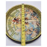 Pair of NOS Larger Vintage Metal Advertising