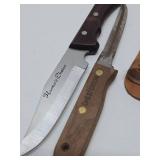 Estate Lot of Assorted Vintage Fixed Blade Knives