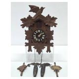 Vintage Black Forest Carved Cuckoo Clock