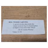 Very Cool Relief Carved Walnut Woodcarving by Marv Meyer