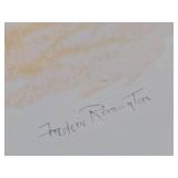 Nicely Framed Old Vintage Frederic Remington Print - "A Sioux Chief"