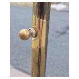 Working Vintage Mid Century Brass 3-Shade Orb Floor Lamp