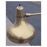 Working Vintage Mid Century Brass Dual Pierced Shade Floor Lamp