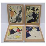 Set of 4 Original Vintage 1940