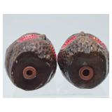 Large Mid Century Ceramic Owl Salt & Pepper Shakers