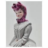 2 Very Nice Mid Century Florence Ceramics Lady Figurines