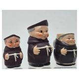Collection of Vintage Goebel etc Ceramic Friar Items