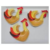 Collection of Vintage Ceramic & Glass Chicken/Rooster Items