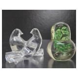 Vintage Crystal & Glass Birds - Including Baccarat
