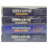 Lot of 4 12" Soldiers of the World Action Figures in Boxes