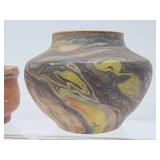 2 Vintage Mid Century NEMADJI Art Pottery Vases