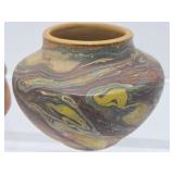 2 Vintage Mid Century NEMADJI Art Pottery Vases