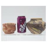 2 Vintage Mid Century NEMADJI Art Pottery Vases