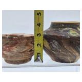 2 Vintage Mid Century NEMADJI Art Pottery Vases