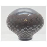 Nice Vintage Native American Black on Black Pottery Vase